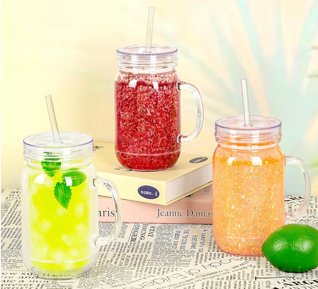 20oz Mason Jar Snow Globe