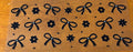 Black Bows with Flowers